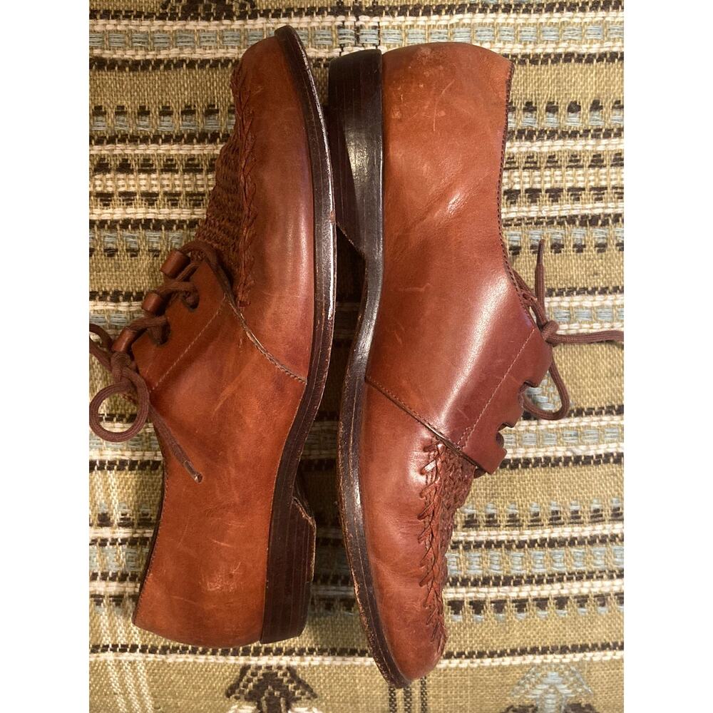 Cole Haan Vintage Woven Leather Oxfords ~ Women's 8AA / 7.5 ~ INCREDIBLE! - Picture 4 of 10
